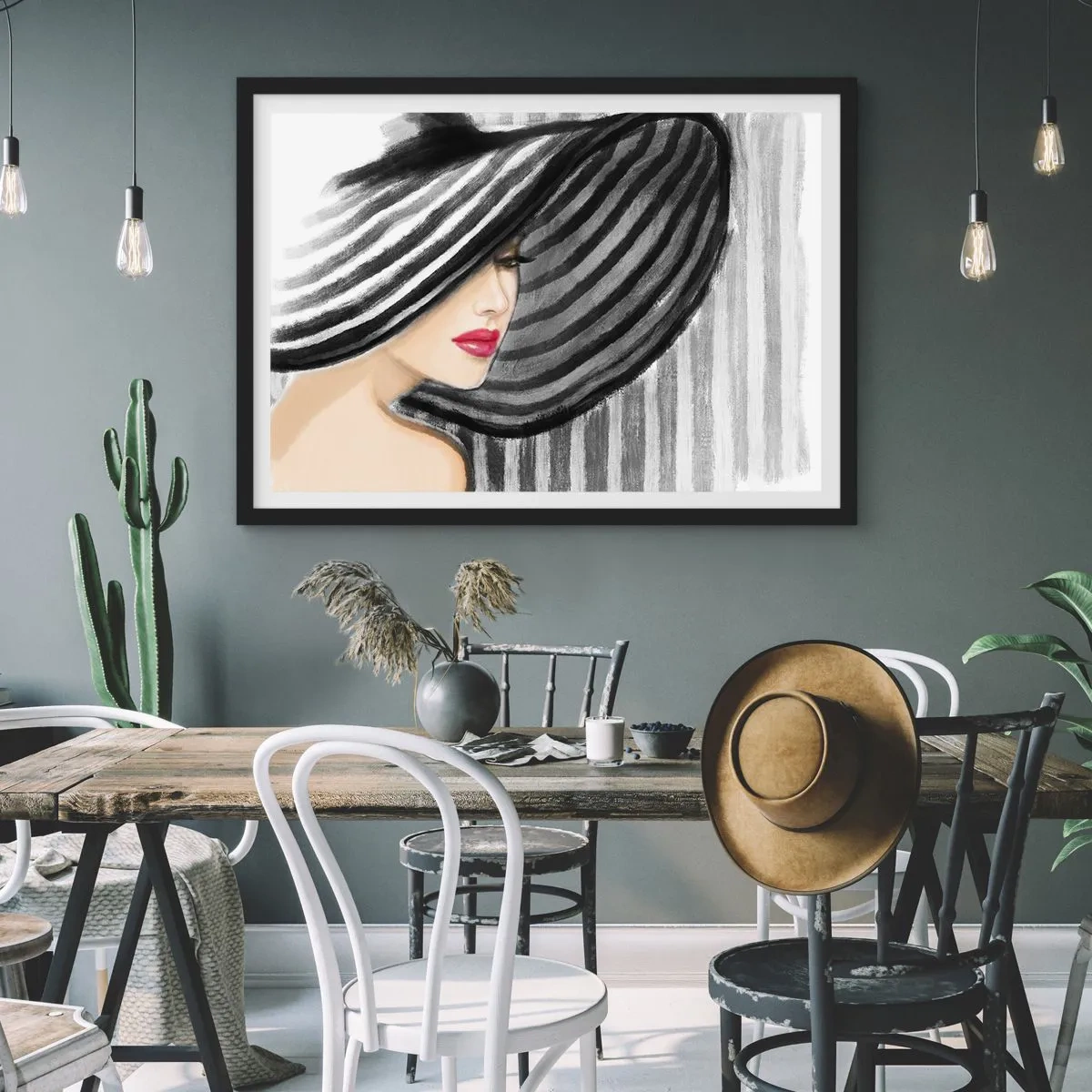 Plakát v černém rámu - Kde tě hledat? - 100x70 cm