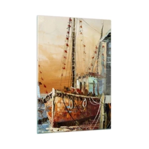 Obraz na skle - Klidný návrat - 50x70 cm