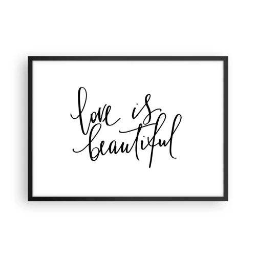 Plakát v černém rámu - Přečti a zopakuj - 70x50 cm