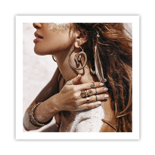 Plakát - Královna divoké pláže - 60x60 cm