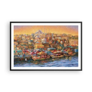 Plakát v černém rámu - Istanbulský příběh - 91x61 cm