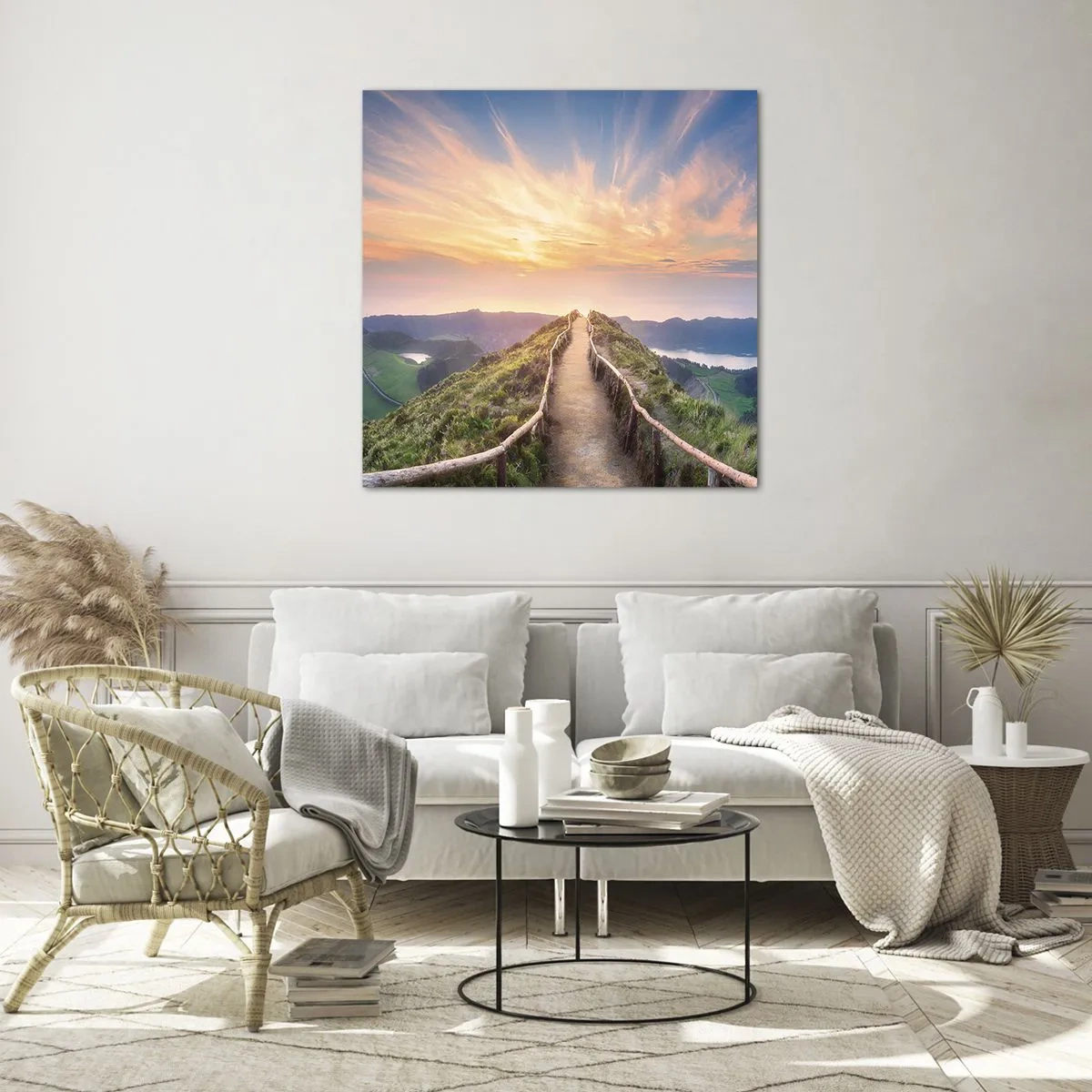 Obraz na skle - Blízko nebe - 60x60 cm