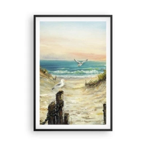 Plakát v černém rámu - Bezvětří a samota - 61x91 cm