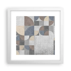 Plakát v bílém rámu - Keramická fantazie - 30x30 cm