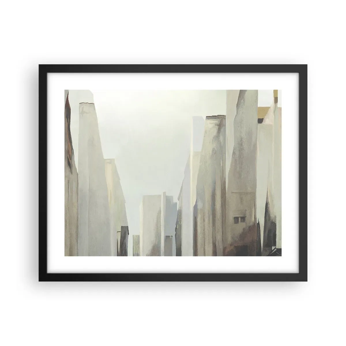 Plakát v černém rámu - Sen o městě - 50x40 cm