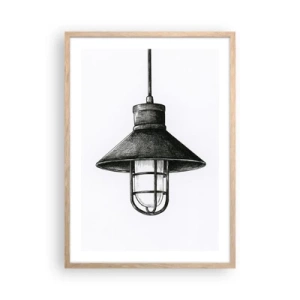 Plakát v rámu světlý dub - Jako před lety… - 50x70 cm