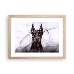 Plakát v rámu světlý dub - Z urozeného rodu - 40x30 cm