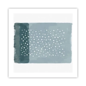 Plakát - Pěstováno na modři - 50x50 cm