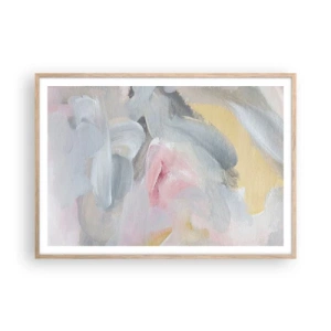 Plakát v rámu světlý dub - V pastelovém světě - 100x70 cm