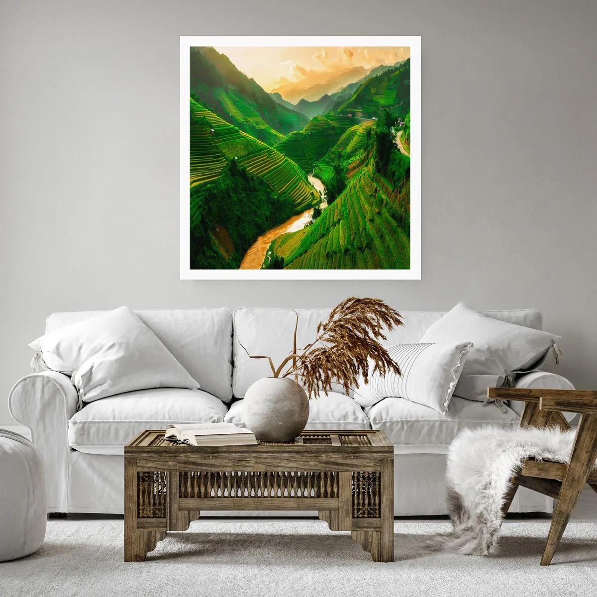 Plakát - Vietnamské údolí - 40x40 cm