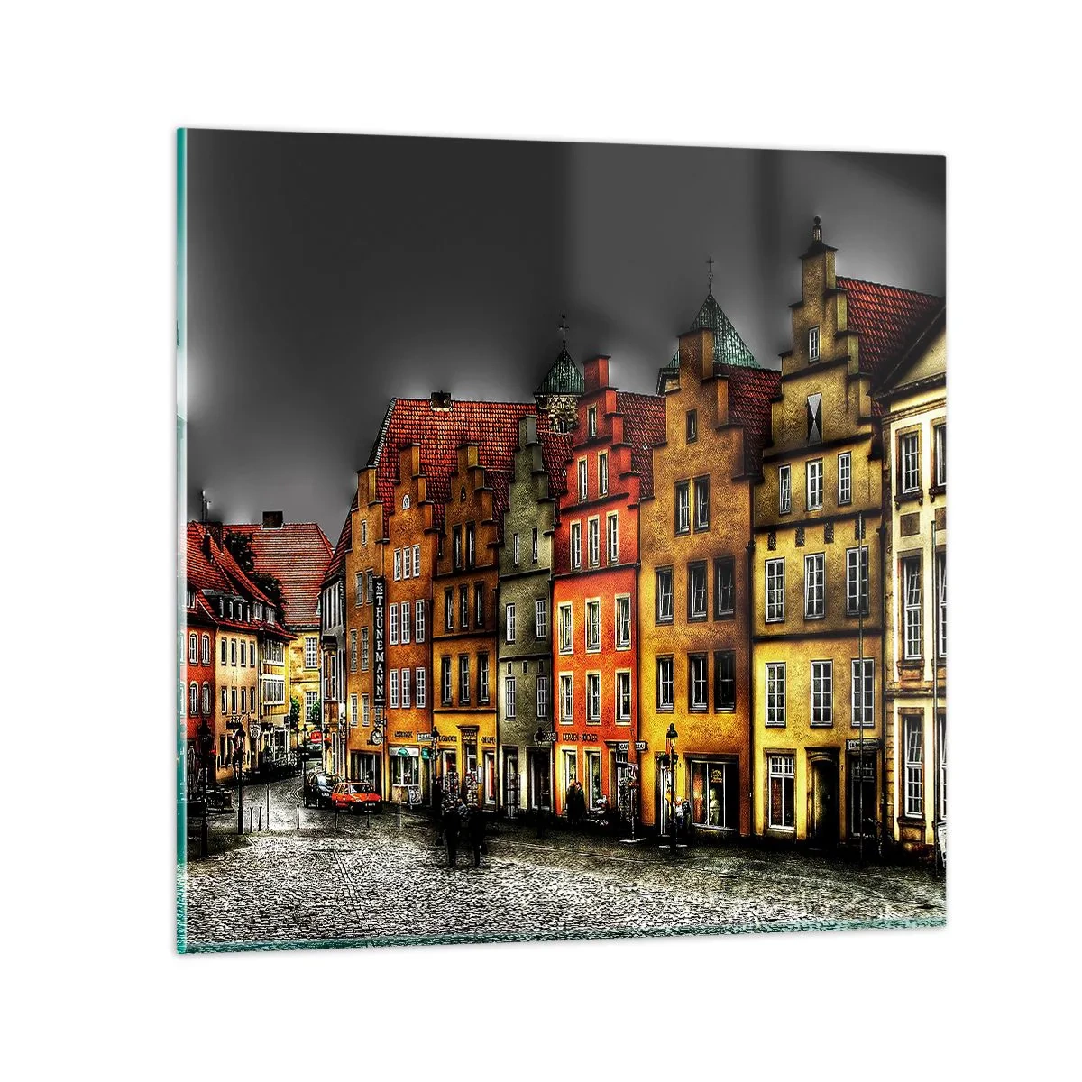 Obraz na skle - Chybí jenom kouzelná drožka - 70x70 cm