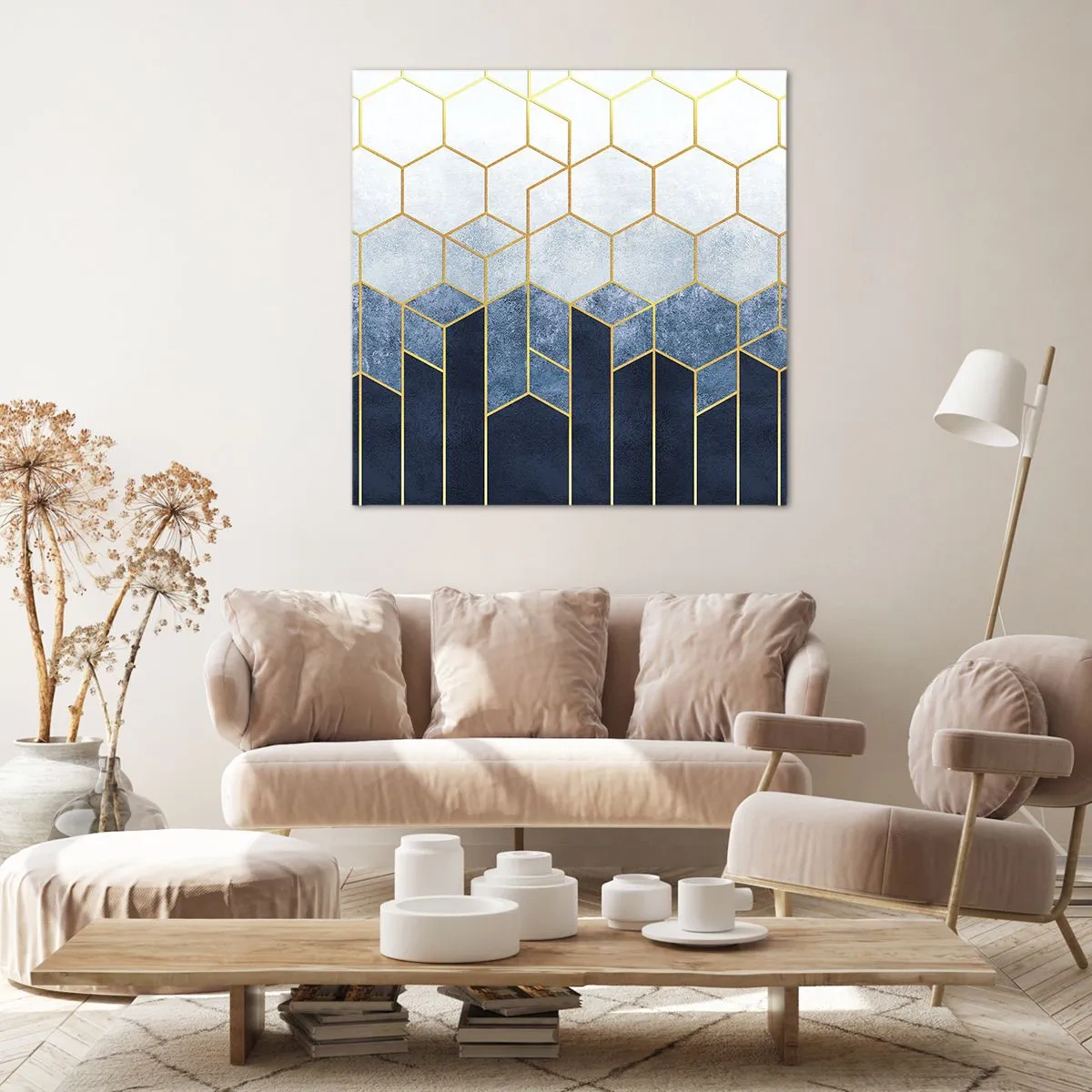 Obraz na plátně - Kompozice v synkopickém rytmu - 60x60 cm