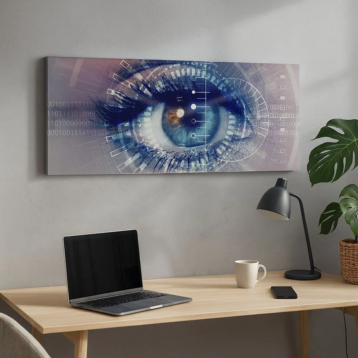 Obraz na plátně - Myslíš si, že mě znáš - 100x40 cm