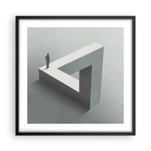 Plakát v černém rámu - A přece je to možné - 50x50 cm