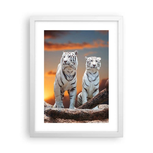 Plakát v bílém rámu - Úplně jako v Narnii - 30x40 cm