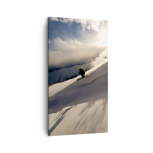 Obraz na plátně - Přijatá výzva hor - 45x80 cm