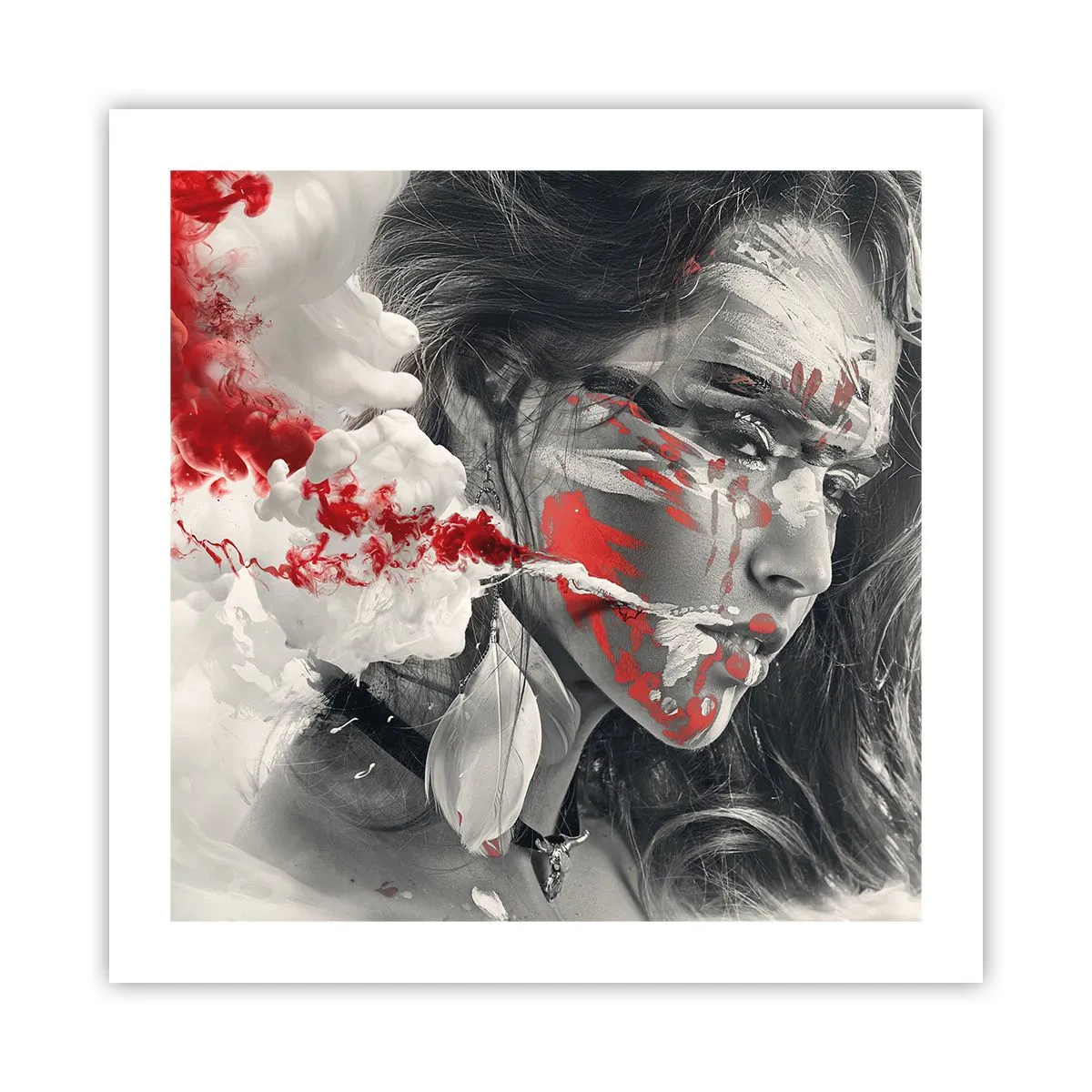 Plakát - Ve spárech absurdity - 50x50 cm