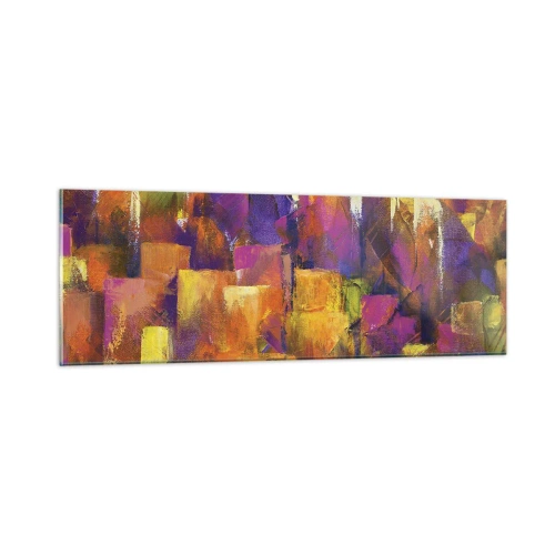 Obraz na skle - Metropolitní kompozice - 90x30 cm