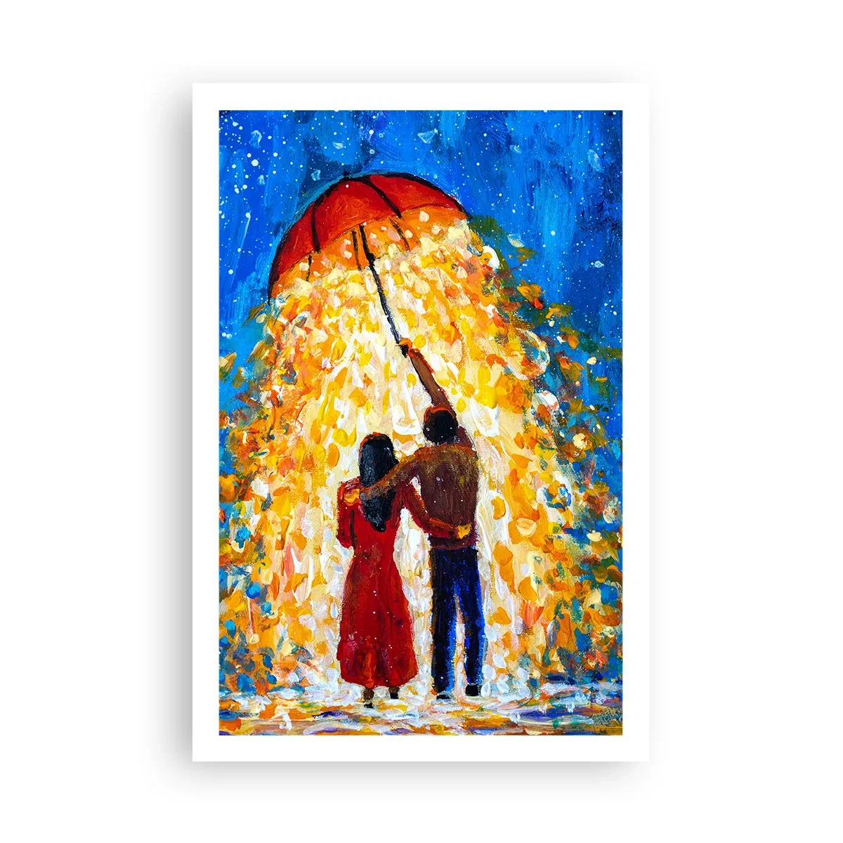 Plakát - Magie deštivého večera? - 61x91 cm