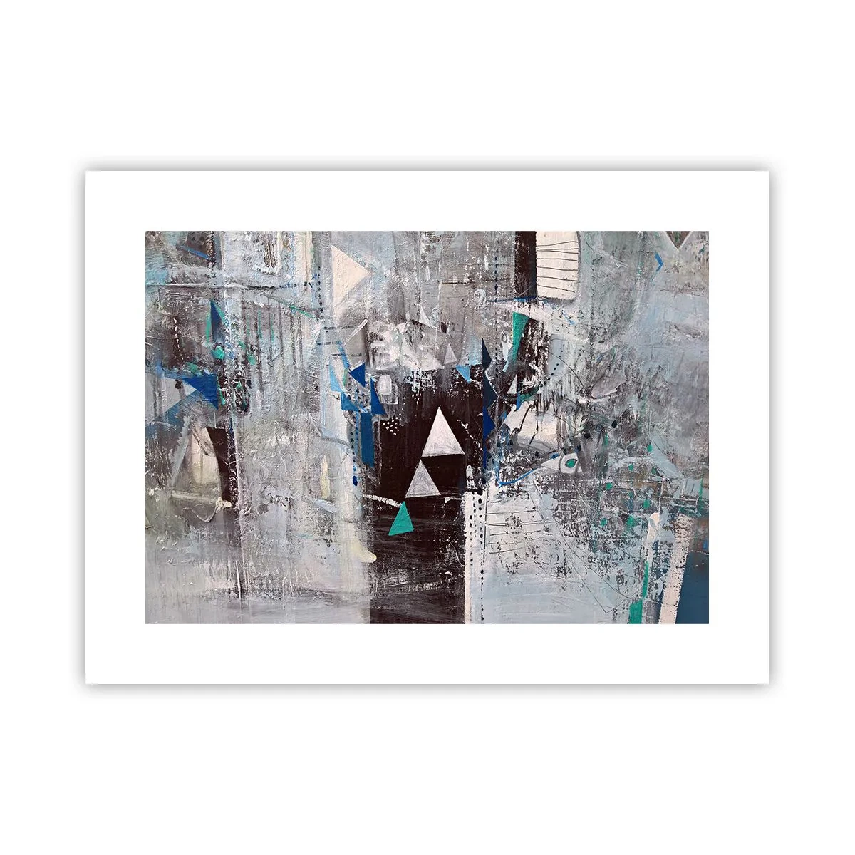 Plakát - Přednostní pořadí trojúhelníků - 40x30 cm