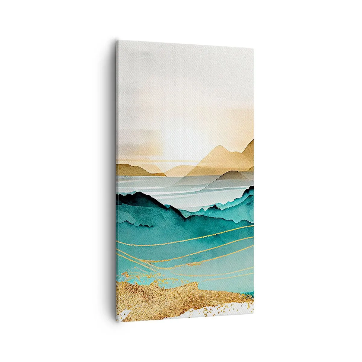 Obraz na plátně - Na pokraji abstrakce – krajina - 55x100 cm