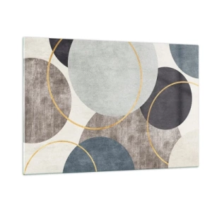 Obraz na skle - Kruh za kruhem - 120x80 cm