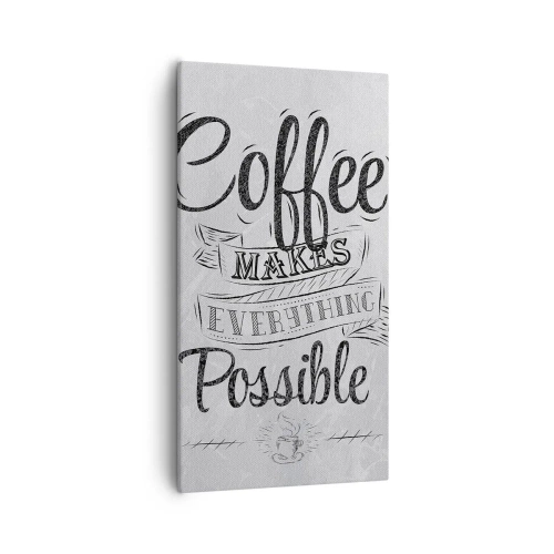 Obraz na plátně - Proč nemilovat kávu? - 55x100 cm
