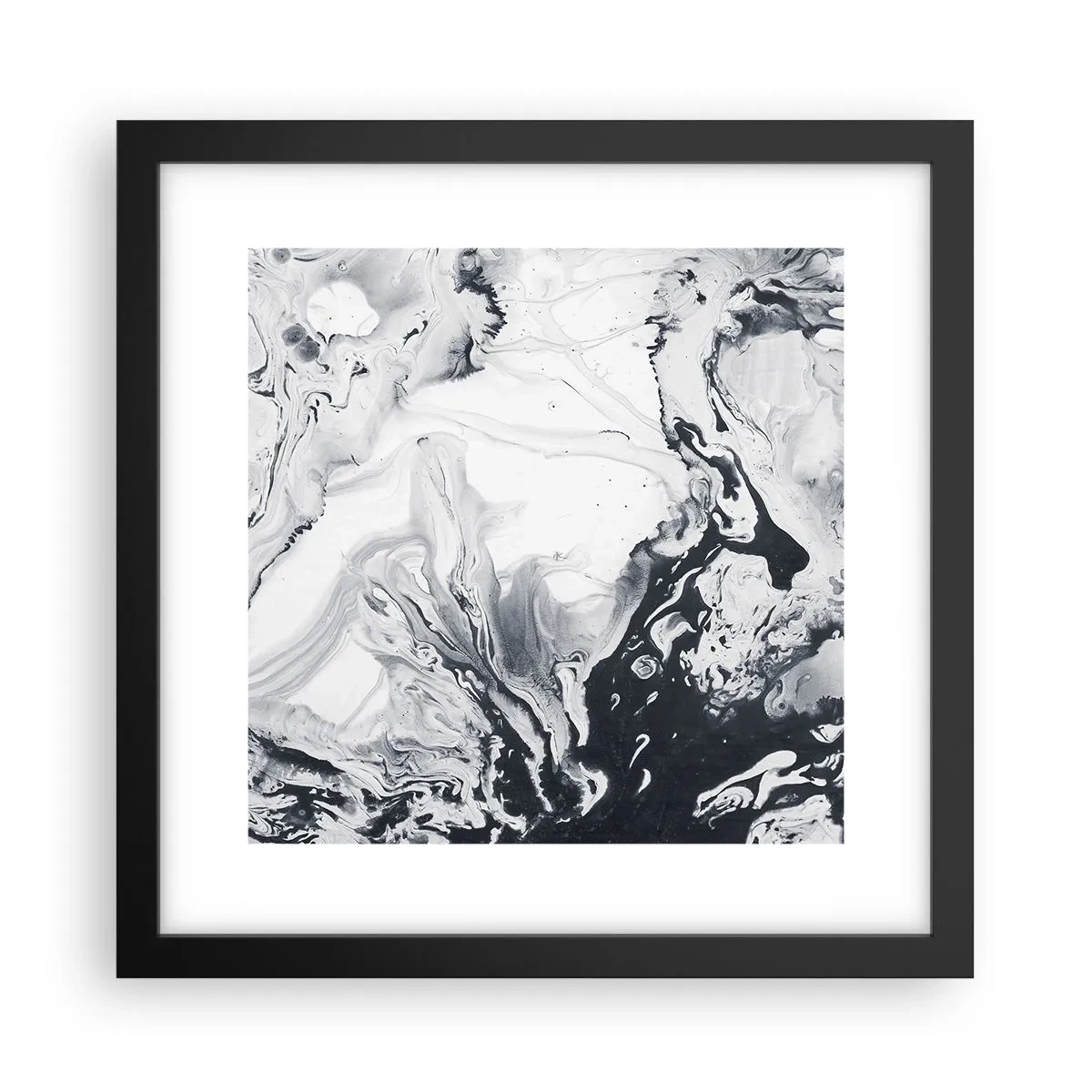 Plakát v černém rámu - Zemské nitro - 30x30 cm