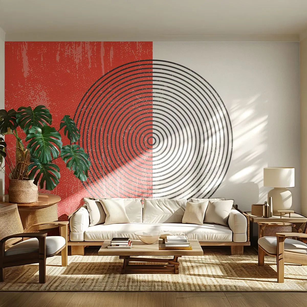 Fototapeta Samolepicí Deluxe Sticker - Přesný zásah - Abstrakce, Kus, Grafika - 250x175 cm