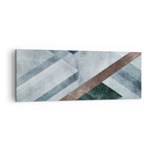Obraz na plátně - Sofistikovaná elegance geometrie - 140x50 cm