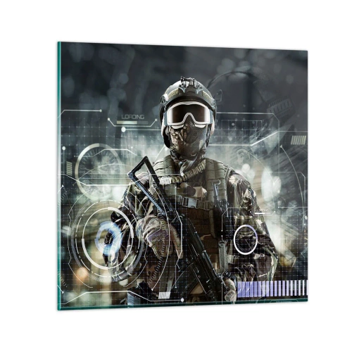 Obraz na skle - Ještě větší síla - 50x50 cm