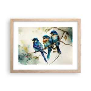 Plakát v rámu světlý dub - Urazil se? - 40x30 cm