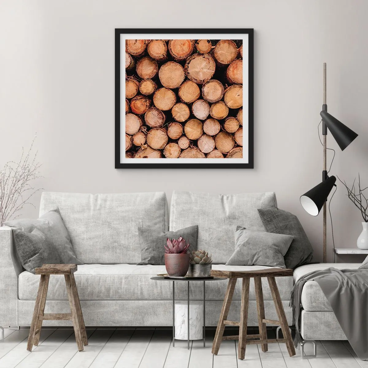 Plakát v černém rámu - Nový začátek - 30x30 cm