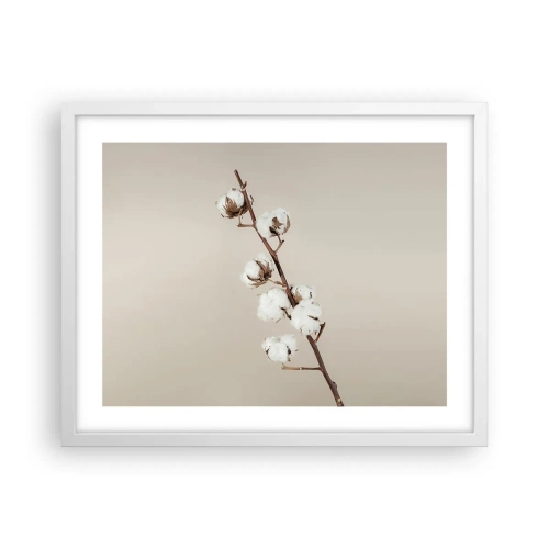 Plakát v bílém rámu - U zdroje měkkosti - 50x40 cm