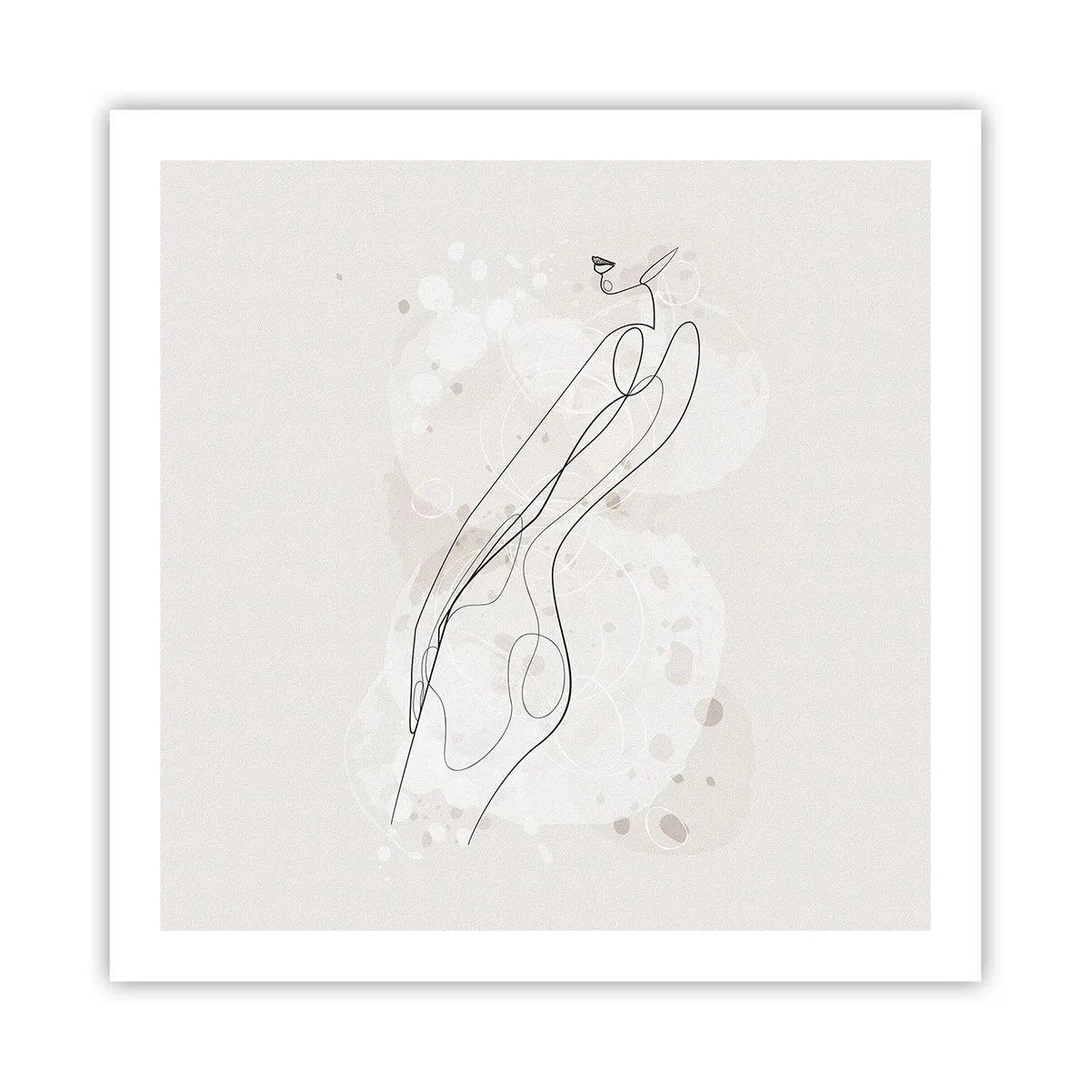 Plakát - Zabloudit pohledem - 60x60 cm