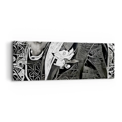 Obraz na plátně - Pouze zdánlivě šedý člověk - 90x30 cm