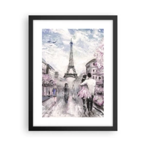 Plakát v černém rámu - Když se zamilovat, tak jenom v… - 30x40 cm