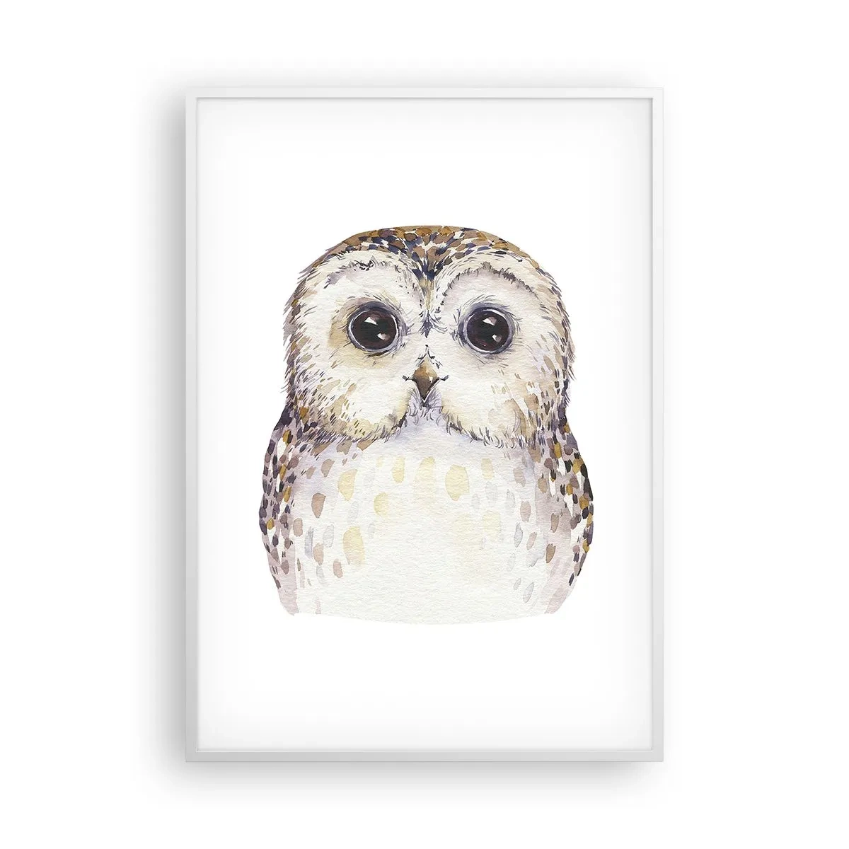 Plakát v bílém rámu - Podívej se mi do očí - 70x100 cm