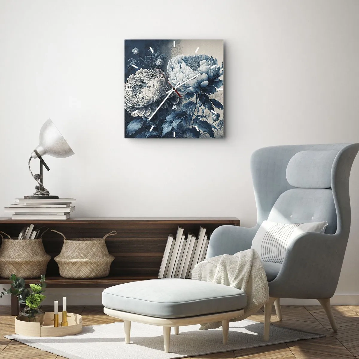 Nástěnné hodiny - Shodný pár - 40x40 cm