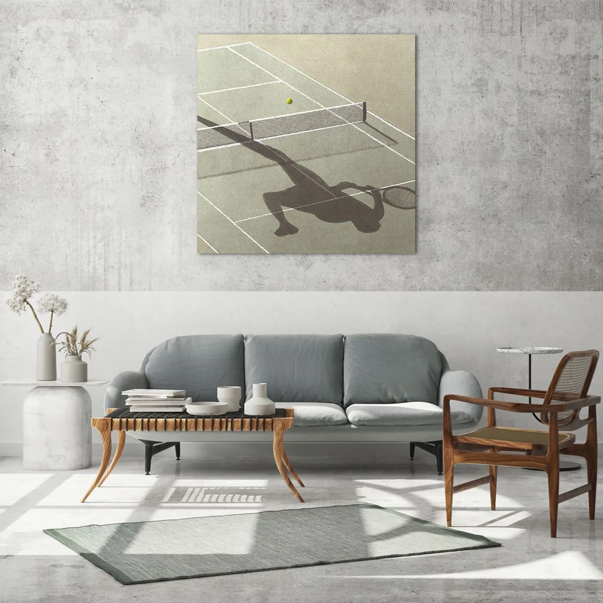 Obraz na skle - Dobývání sama sebe - 60x60 cm