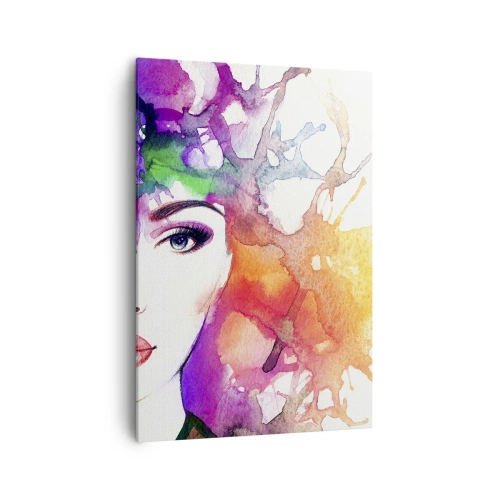 Obraz na plátně - S hlavou v oblacích - 70x100 cm