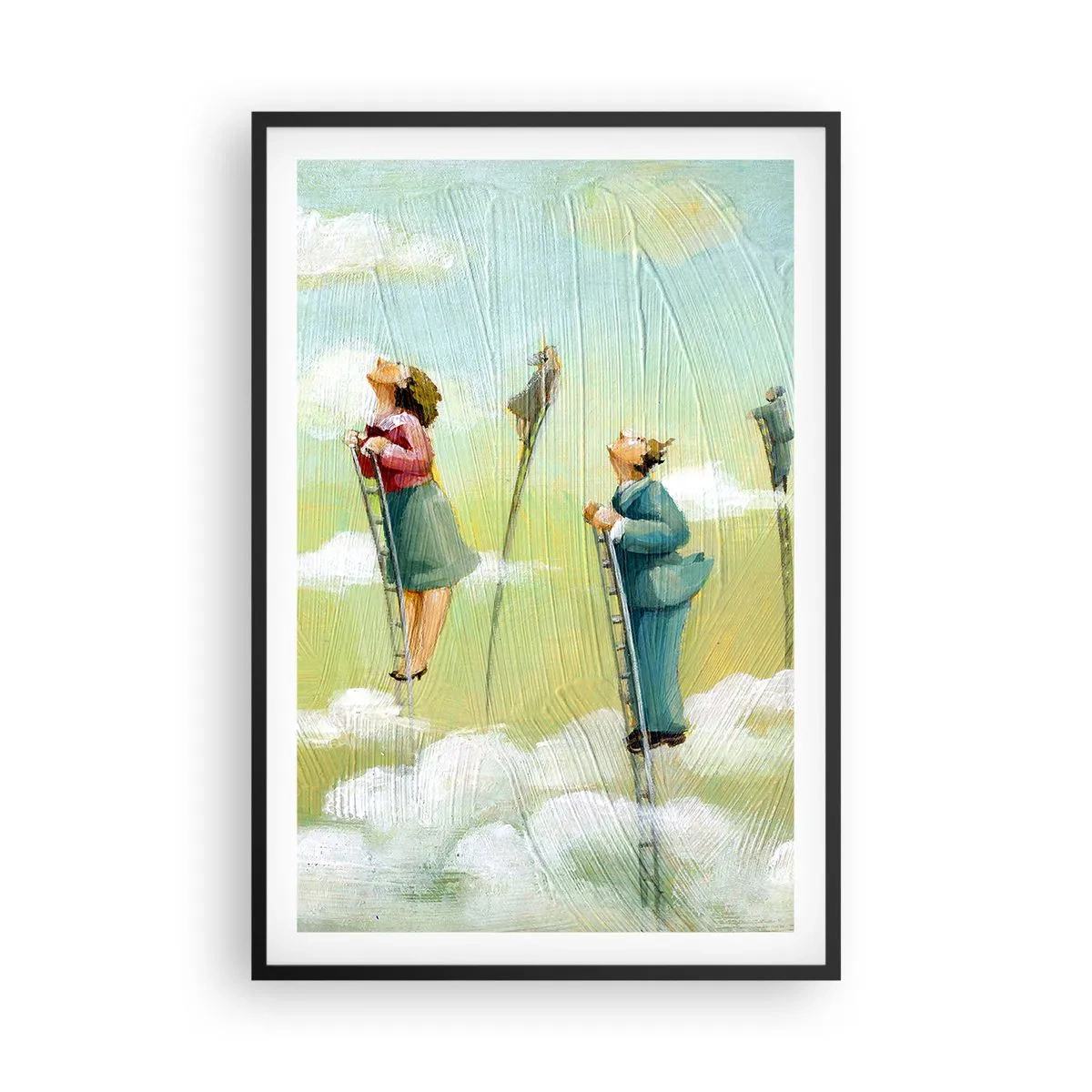 Plakát v černém rámu - Za svým snem - 61x91 cm