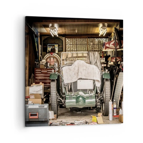 Obraz na plátně - Zpět do minulosti - 50x50 cm