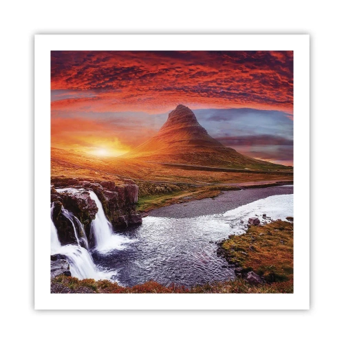 Plakát - Pohled na Středozem - 60x60 cm