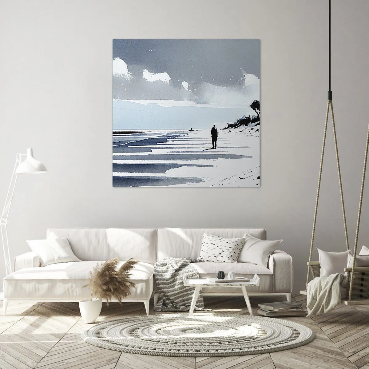 Obraz na plátně - O samotě - 60x60 cm