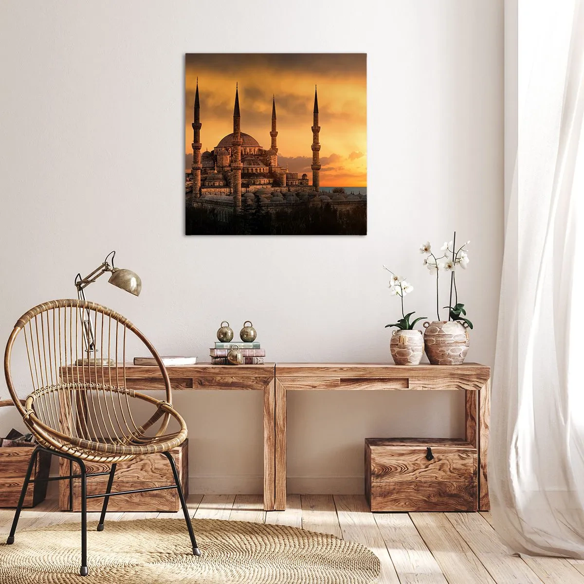 Obraz na plátně - Bůh je velký - 50x50 cm