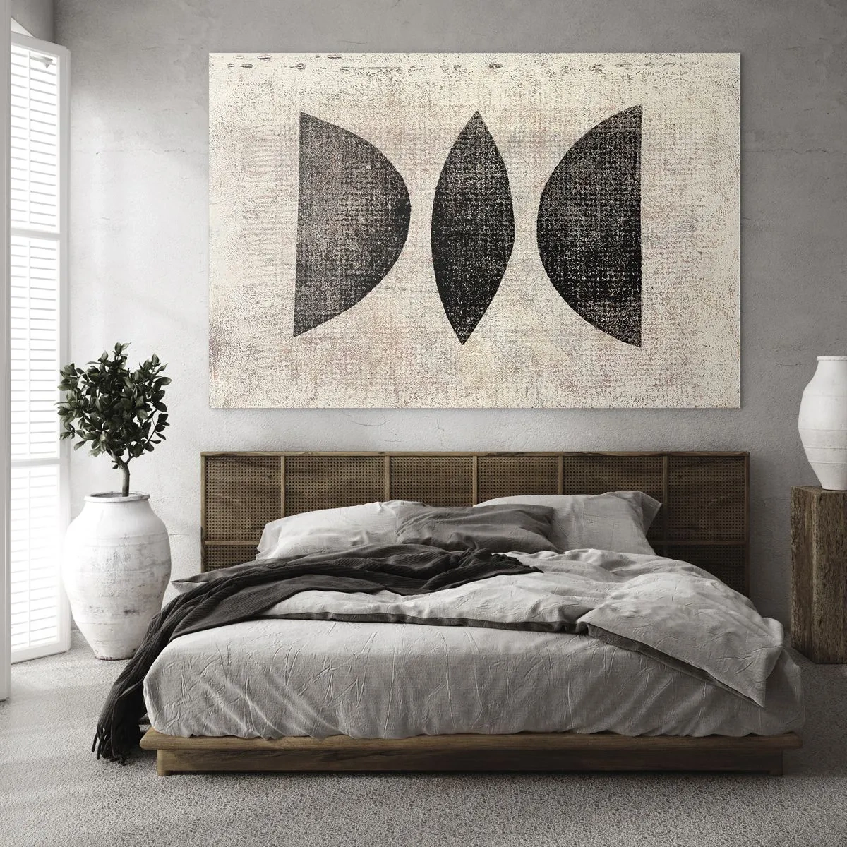 Obraz na skle - Etnická abstrakce - 100x70 cm