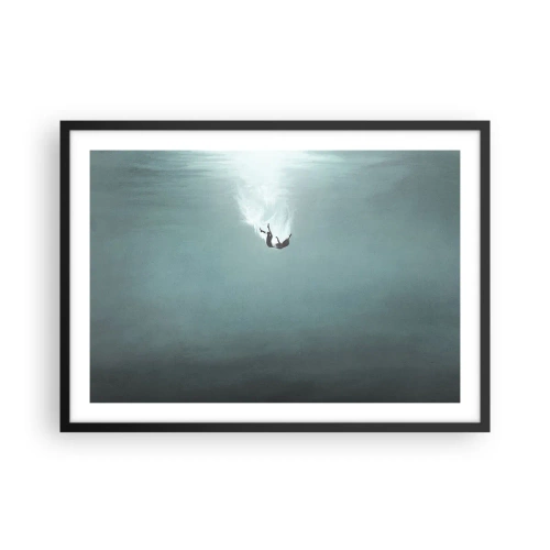 Plakát v černém rámu - V objetí oceánu - 70x50 cm