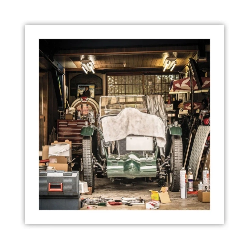 Plakát - Zpět do minulosti - 50x50 cm