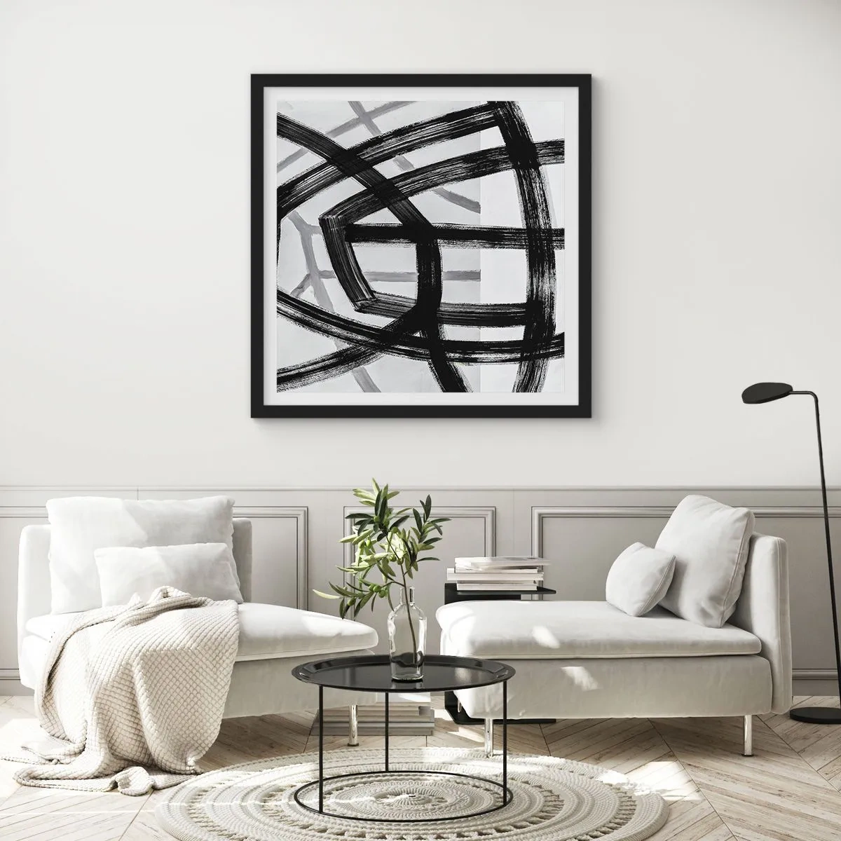 Plakát v černém rámu - Hloubka - 60x60 cm